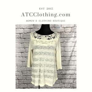 A1 Crotchet detailed Light Weight Sweater Blouse